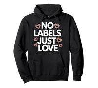 Senza Etichette, Solo Amore, Pride, Unity Hearts Felpa con Cappuccio