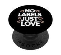 Senza etichette, solo amore, Pride, Unity Hearts PopSockets PopGrip Adesivo