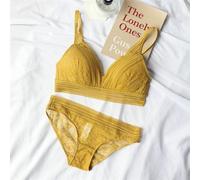 Senza Ferretto Ultra-Sottile Francese Intimo Pizzo Triangolo Coppa Push Up &