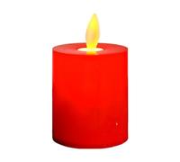 Senza Fiamma - Pilastro Di Fiamma In Movimento | Candela Scintillante Della Batteria Rossa | Falsa Candela LED, Decorazione Da Tavolo Per Decorazioni Per La Casa Festa, Decorazione Di