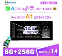 Senza fili Carplay Android 14 Auto Radio Schermo Per Audi A1 2013-2020 2din autoradio Stereo Lettore Multimediale Per Auto Google 4G LTE BT HPL-LOW-2G64G-A
