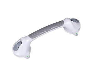 Senza foratura, elegante maniglia per porta in vetro, facile installazione, robusto materiale ABS, design per casa e negozio, doccia per anziani