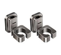 Senza foratura, facile installazione, supporto per asciugacapelli con design regolabile, per hotel e casa, robusto ripiano adesivo da bagno