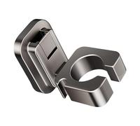 Senza foratura, facile installazione, supporto per asciugacapelli con design regolabile, per hotel e casa, robusto ripiano adesivo da bagno