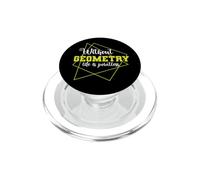 Senza geometria la vita è matematica inutile PopSockets PopGrip per MagSafe