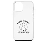 Senza Geometria Life Is Pointless Divertente Matematica Pun Design Custodia per iPhone 12/12 Pro