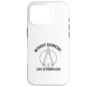 Senza Geometria Life Is Pointless Divertente Matematica Pun Design Custodia per iPhone 16 Pro