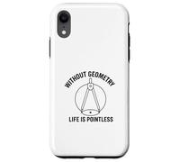 Senza Geometria Life Is Pointless Divertente Matematica Pun Design Custodia per iPhone XR
