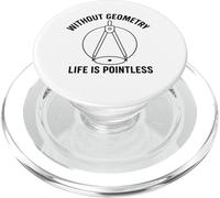 Senza Geometria Life Is Pointless Divertente Matematica Pun Design PopSockets PopGrip per MagSafe