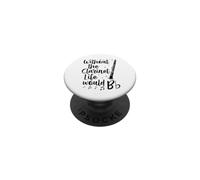 Senza il clarinetto Life would B Flat Music Pun PopSockets PopGrip Adesivo