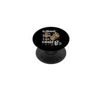 Senza il Tuba Life would B Flat Music Pun PopSockets PopGrip Adesivo
