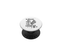 Senza il Tuba Life would B Flat Music Pun PopSockets PopGrip Adesivo