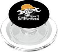 Senza Lavoro Niente Prospera Felice Giornata del Lavoro PopSockets PopGrip per MagSafe
