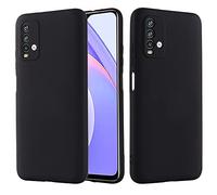 senza marchio Compatibile per Xiaomi Redmi 9T/ Redmi Note 9 (4G) Custodia morbida sottile in gel di silicone opaco protezione flessibile TPU morbida (non compatibile con 9/ Redmi 9AT) - Nero