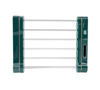 Senza Perforazione, Portasciugamani Elettrico Intelligente Pieghevole, Bagno, Asciugatrice Nera, Scaldabagno, Guida Riscaldata In Fibra Di Carbonio Riscaldamento rapido ed efficiente(Green)