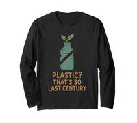 Senza plastica, ecologico, zero rifiuti, verde sostenibile Maglia a Manica