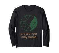 Senza plastica, ecologico, zero rifiuti, verde sostenibile Maglia a Manica