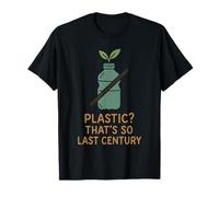 Senza plastica, ecologico, zero rifiuti, verde sostenibile Maglietta