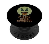 Senza plastica, ecologico, zero rifiuti, verde sostenibile PopSockets PopGrip Adesivo