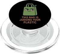 Senza plastica, ecologico, zero rifiuti, verde sostenibile PopSockets PopGrip per MagSafe
