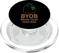 Senza plastica, ecologico, zero rifiuti, verde sostenibile PopSockets PopGrip per MagSafe