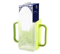 Senza portatore di tazza: impugnatura in cartone di latte, maniglia della scatola a prova di fuoriuscite, supporto per bevande portatili | vettore regolabile per bambini, viaggio in auto