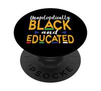 Senza scuse nero e istruito melanina intelligente bella PopSockets PopGrip Adesivo