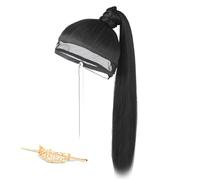 Senza sforzo Parrucche Capelli Capelli Capelli Confortevole Mesh Parrucche Capelli Chef Per Gli Stili Cinesi Gli appassionati di Cosplay Tradizionali