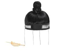 Senza sforzo Parrucche Capelli Capelli Capelli Confortevole Mesh Parrucche Capelli Chef Per Gli Stili Cinesi Gli appassionati di Cosplay Tradizionali