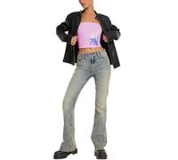 Senza spalline Crop Top Slim Fit Canotte Donne Sexy Blocco di Colore Fiore Pub Club Uscire Data Festa Camicia Senza Maniche, Rosa acceso, L