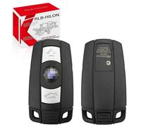 (Senza supporto batteria) Guscio chiave telecomando auto a 3 pulsanti per BMW Serie 1 3 5 6 Smart Key