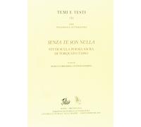 «Senza te son nulla». Studi sulla poesia sacra di Torquato Tasso
