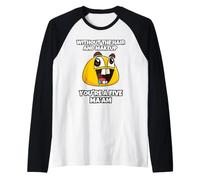 Senza Trucco E Acconciatura, Sei Una Cinque, Signora Maglia con Maniche Raglan