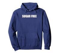 Senza Zucchero Felpa con Cappuccio, Unisex per Adulti, Navy, S