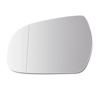 SENZEAL Vetro dello Specchietto Lato Guida Sinistro Riscaldato con Piastra Portante per Audi A3 8P A4 8K B8 A5 8T 8K0857535F (Sinistro)