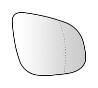 SENZEAL Vetro dello Specchietto Lato Passeggero Destro Riscaldato con Piastra Portante per Renault Kangoo II 2013-2021 (Destro)