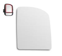 SENZEAL Vetro Specchio Retrovisore Riscaldato Lato Passeggero per VW Volkswagen Crafter 2017-2024 (Superiore Destro)