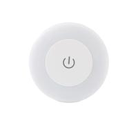 SENZZ Luci Disco LED, Luce LED Pressione, Luce Notturna con Rubinetto Multifunzionale, Luce Notturna Ricaricabile 400mAh - Luce Notturna Rotonda Decorativa per Montaggio Parete sul Comodino per l'al