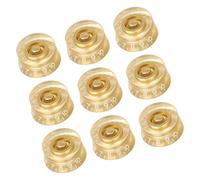 Seo 9 manopole controllo per chitarra Tappo ricambio in plastica per regolazione volumi e toni Manopola per chitarra elettrica e bassi