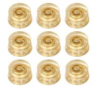 Seo di 9 manopole di controllo per chitarra, tappo di ricambio per volume e tono, chitarra elettrica e basso, manopola di controllo dei volumi