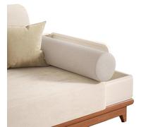 seokor Cuscino Cilindrico Cervicale 12x50/20x60cm Cuscini Collo/lombare/Gambe/Schiena Supporto Cuscini Rimovibile Dormire Cuscino a Rullo lungo per Divano e Letto, yoga,Auto(B13,20x50cm)