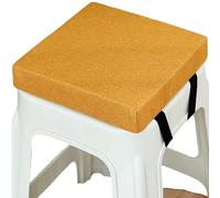 seokor Cuscino Quadrato per Sgabello da Bar 30x30/40x40cm Cucina Cuscini per Sedie con Fibbia Antiscivolo Cuscini di Seduta lavabili per Sgabelli Giardino，Interni, Casa, Ufficio(A12,25x25x3cm)