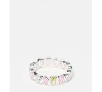 Seol + Gold - Anello in argento sterling con pietre miste incastonate N