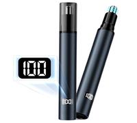 SEONEZU Novelties - Tagliacapelli per orecchie e naso, per uomini e donne, professionale, indolore, ricaricabile, con batteria ricaricabile, asciugatura bagnata, con display digitale intelligente,