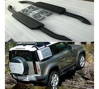 SEOOF 2 Pezzi Pedane Laterali per Land Rover Defender 90 L663 2D 2020 2021, Minigonne Laterali per Auto Pedane Sottoporta Durevole Grembiuli Pedana Laterale Passo Protezione