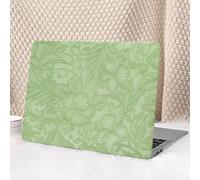 Seorsok Compatibile con MacBook Air 13 pollici 2022 2021 2020-2018 Release A1932 A2179 M1 A2337, elegante custodia rigida in plastica con foglie e fiori con copertura per tastiera, verde fiorito