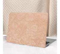 Seorsok Compatibile con MacBook Air 13 pollici 2022 2021 2020-2018 Release A1932 A2179 M1 A2337, elegante custodia rigida in plastica con foglie e fiori con copertura per tastiera, rosa fiorito