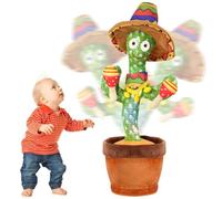 seOSTO Cactus Ballerino,Ricamo Sicuro Senza Occhi di Plastica Cactus Che Balla e Ripete (Stili di batteria)
