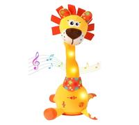 seOSTO Leone parlante giocattolo con leone danza, peluche con funzione di controllo del volume, per bambini, incoraggiare i giocattoli vocali, regali di compleanno per ragazzi e ragazze