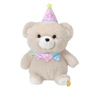 seOSTO Orso bruno interattivo di peluche, 25 cm, giocattolo musicale cantante e danza, Happy Birthday, carino, orso bruno, regalo interattivo, giocattolo di peluche per ragazzi e ragazze